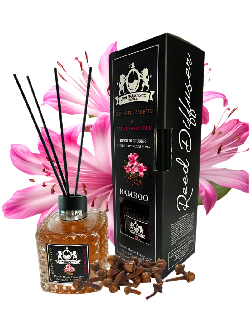 Home fragrance Reed Diffuser Clove Oleander van Lion Francesco 150ml
