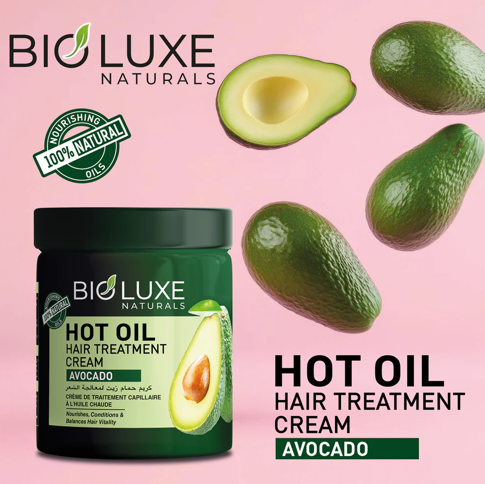 Avocado Hot Oil Hair Treatment Cream by BioLuxe Naturals 1000ml