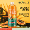Brightening Papaya Shower Scrub by BioLuxe Naturals 1000ml