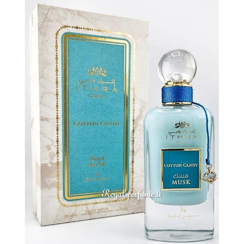 Ard Al Zaafaran Ithra Dubai Cotton Candy Musk Collection perfumed water for women 100ml - Royalsperfume ARD AL ZAAFARAN TRADING L.L.C All