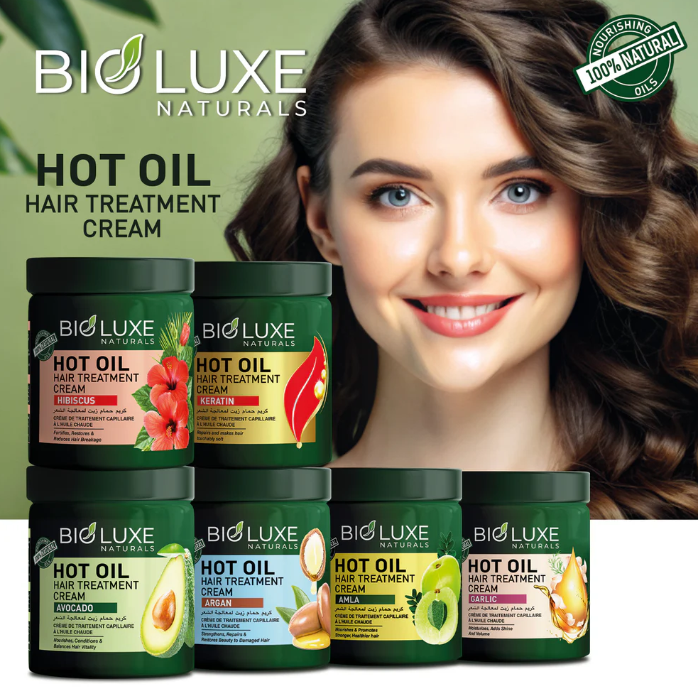 Argan Hot Oil Hair Treatment Cream by BioLuxe Naturals 1000ml