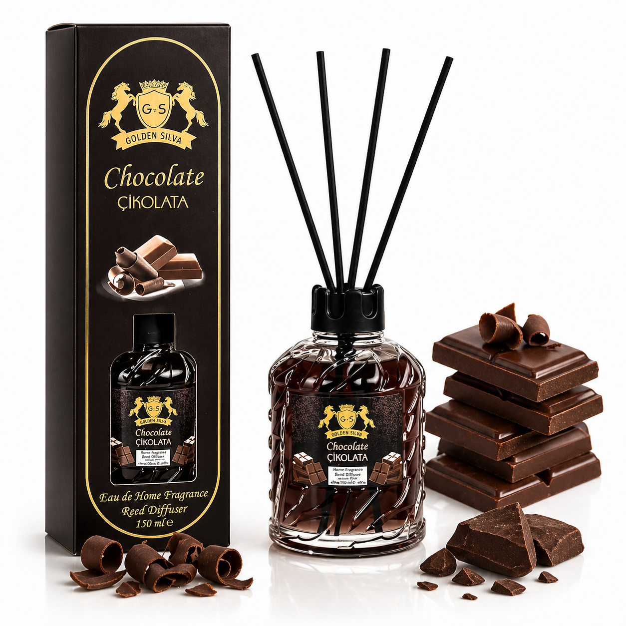 Chocolate home fragrance by Golden Silva 150ml
