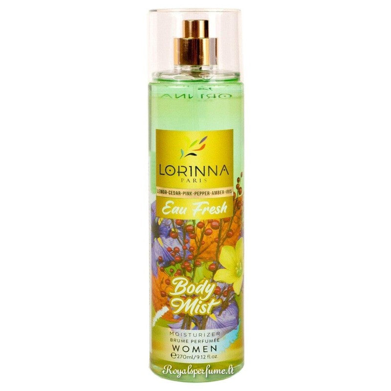 Lorinna Eau Fresh perfumed body mist for women 270ml - Royalsperfume LORINNA All